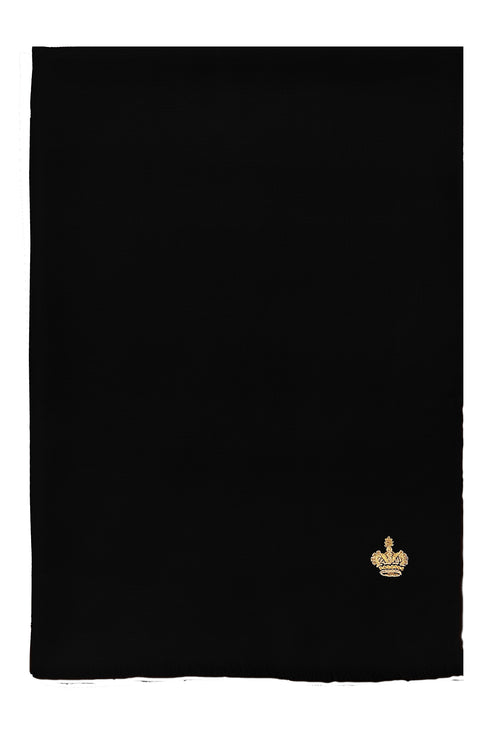 The Crown Diamond Weave Wool Silk Personalized Stole